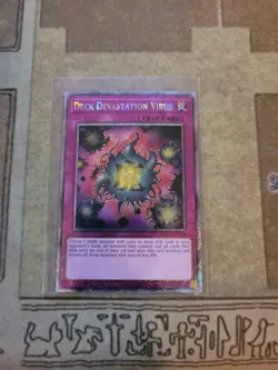 YUGIOH DECK DEVASTATION VIRUS RA03-EN150 PLATINUM 1ST ED NM - Image 1