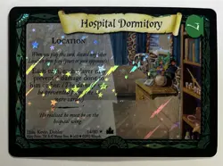 Harry Potter TCG Trading Card Hospital Dormitory #14 Rare Foil Holo MP - Image 1