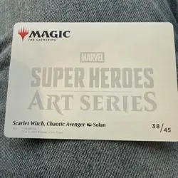 Scarlet Witch, Chaotic Avenger Art Card Art Series: Marvel Super Heroes Regular - Image 2