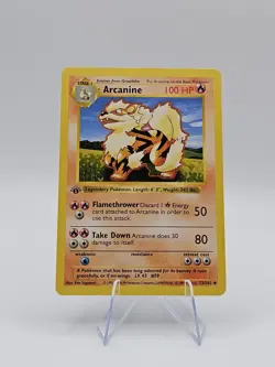 Arcanine Base Set Shadowless Card #023/102 1st Edition MP Condition - Image 1