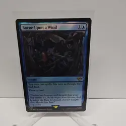 Wizards of the Coast Borne Upon a Wind LOTR Blue Rare Instant Foil Rg - Image 1