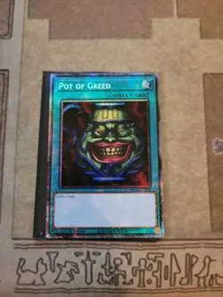 YUGIOH POT OF GREED MP25-EN050 STARLIGHT 1ST ED NM - Image 2