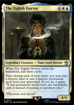 The Eighth Doctor 124 Rare Universes Beyond: Doctor Who Magic: The Gathering NM - Image 1