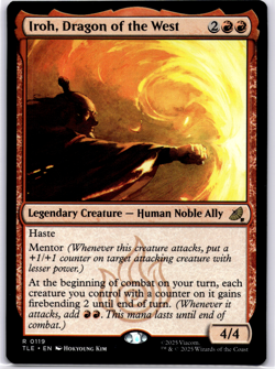 Iroh, Dragon of the West Avatar Regular NM MTG - Image 1