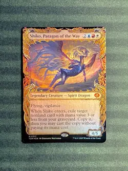 Shiko, Paragon Of The Way Showcase Foil M 0317 TDM MTG NM+ - Image 1