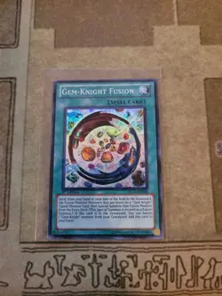 YUGIOH GEM-KNIGHT FUSION HA05-EN026 SUPER 1ST ED LP - Image 1