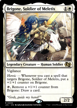 Brigone, Soldier of Meletis Regular NM MTG - Image 1