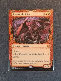MTG Stormscale Scion - Showcase - Tarkir: Dragonstorm - TDM - NM+ - Image 1