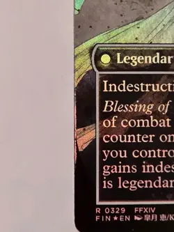 Venat, Heart of Hydaelyn - R0329 Foil (Borderless) - Final Fantasy - Print Err - Image 4