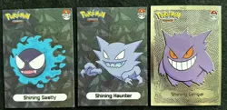 GASTLY X HAUNTER X GENGAR LOT - POKEMON SHINY INFINITY SILVER HOLO - Image 1
