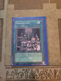 YUGIOH PROHIBITION PSV-039 RARE UNLIMITED ED MP 1996 - Image 1