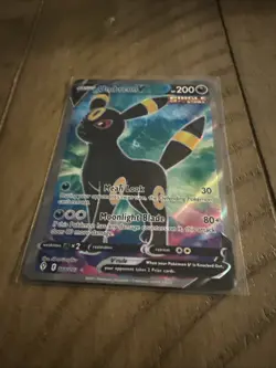 Pokemon Umbreon V 188/203 SWSH07 Evolving Skies Full Art Ultra Rare Holo 200 HP - Image 3