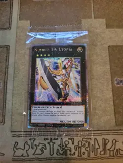YUGIOH NUMBER 39: UTOPIA TN23-EN013 QUARTER CENTURY SECRET LIMITED ED SEALED - Image 1
