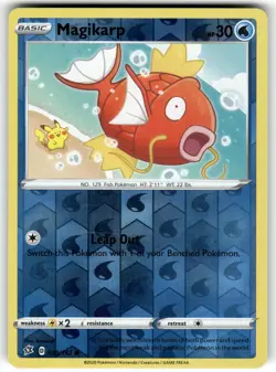 Magikarp 039/192 Common Rebel Clash Pokemon Reverse Holo Lightly Played - Image 1