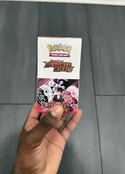 Pokemon Scarlet & Violet Destined Rivals Half Booster Box Sealed (Small Rip) - Image 1