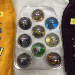 Vintage 1999-2000 Pokemon Marble LOT OF 27 And 3 Pouches - Image 5