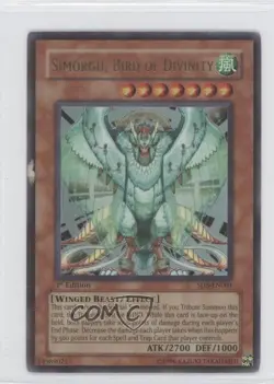 Simorgh Bird of Divinity 1st Ed. YuGiOh Lord the Storm Structure Deck #SD8-EN001 - Image 1