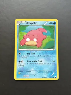 Pokemon TCG Slowpoke Dark Explorers 23/108 Regular LP - Image 1