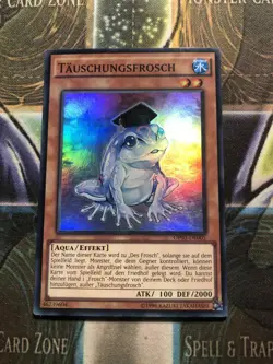 *** DUPE FROG *** (GERMAN) SUPER RARE OP03-EN005 OTS PACK (LP) YUGIOH! - Image 1