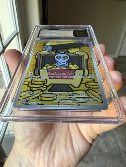 Pokemon TCG 2023 Paradox Rift Gimmighoul CGC Pristine 10 EN Holo 198/182 - Image 2