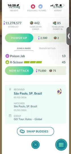 Pokemon Go Shiny Hawchlow - Image 2