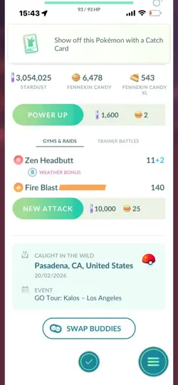 Pokemon Go Shiny Delphox - Image 2