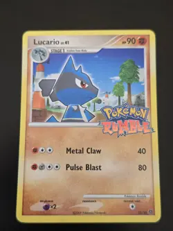 POKEMON RUMBLE - LUCARIO #12/16 LP- - Image 1