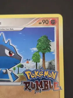 POKEMON RUMBLE - LUCARIO #12/16 LP- - Image 3