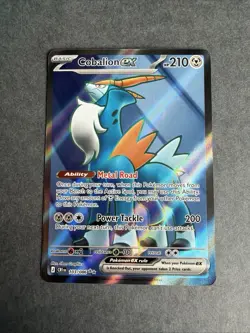 Pokemon TCG Cobalion ex 103/86 Full Art Double Ultra Rare Pokemon Chaos Rising - Image 1
