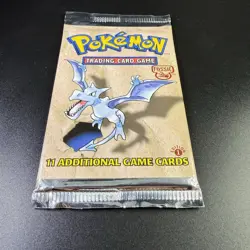 Pokemon TCG 1999 1st Edition Fossil Booster Pack Aerodactyl Art WOTC Sealed - Image 2