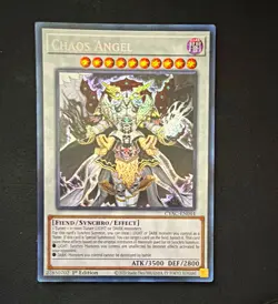 Yu-Gi-Oh! TCG Chaos Angel CYAC-EN044 Cyberstorm Access Secret Rare Foil 1st - Image 1