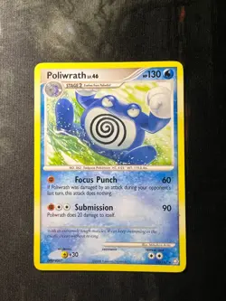 Pokemon TCG | Poliwrath | 35/146 | DP: Legends Awakened | Non-Holo Rare | EX-MP - Image 1
