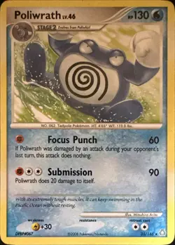 Poliwrath 35/146 Rare Legends Awakened Pokemon Lightly Played - Image 1