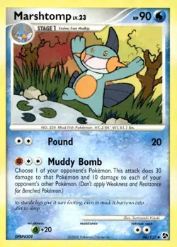 Marshtomp 46/106 Uncommon Great Encounters Pokemon Lightly Played - Image 1