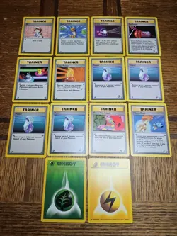 1999 Pokemon Wizards Trainer Energy Trading Card Lot - Image 1