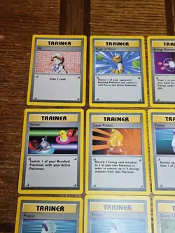 1999 Pokemon Wizards Trainer Energy Trading Card Lot - Image 2