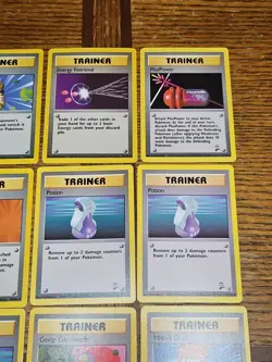 1999 Pokemon Wizards Trainer Energy Trading Card Lot - Image 3