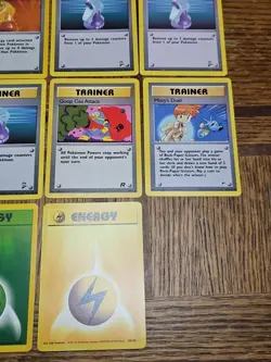 1999 Pokemon Wizards Trainer Energy Trading Card Lot - Image 4
