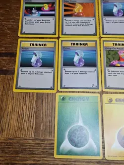 1999 Pokemon Wizards Trainer Energy Trading Card Lot - Image 5