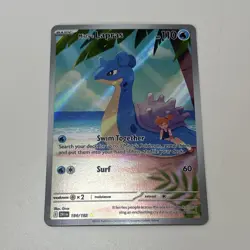 Pokemon TCG Misty's Lapras Destined Rivals 194/182 Illustration Rare - Image 1