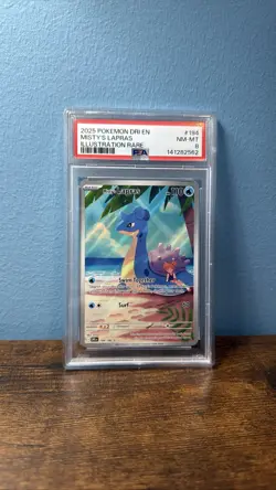 Pokemon TCG Misty's Lapras 194/182 Destined Rivals PSA 8 - Image 1