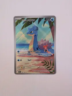 Pokemon TCG Misty's Lapras 194/182 Destined Rivals Illustration Rare 194/182 - Image 1