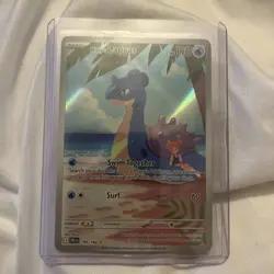 Pokemon TCG Misty's Lapras Full Art Secret Rare Card 194/182, Destined Rivals - Image 1