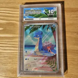 Pokemon TCG Ace 10 Misty's Lapras Destined Rivals 194/182 Art Rare Card - Image 1