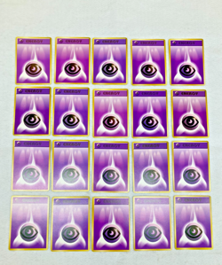 Auth Pokemon Card Psychic Energy Old Back Vintage Japanese 20set from Japan - Image 1