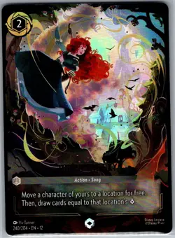 Touch the Sky (Enchanted) 240/204 Foil Wilds Unknown - Disney Lorcana Card - NM - Image 1