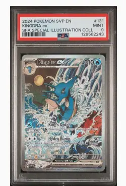 Kingdra EX 131 Scarlet & Violet Promo Holo Pokemon TCG Card PSA 9 - Image 1