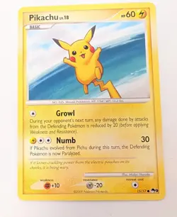 Pikachu 15/17 POP Series 9 Non Holo 2009 Pokemon Card LP - Image 1