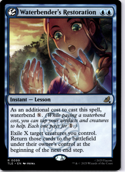 Waterbender's Restoration Regular NM MTG - Image 1
