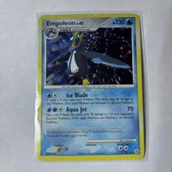 Empoleon LV. 42 Holo Rare Reverse Holofoil 4/130 Diamond and Pearl Pokemon Card - Image 3